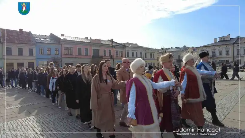 Polonez z Prezydentem. 17. edycja w Nowym Sączu
