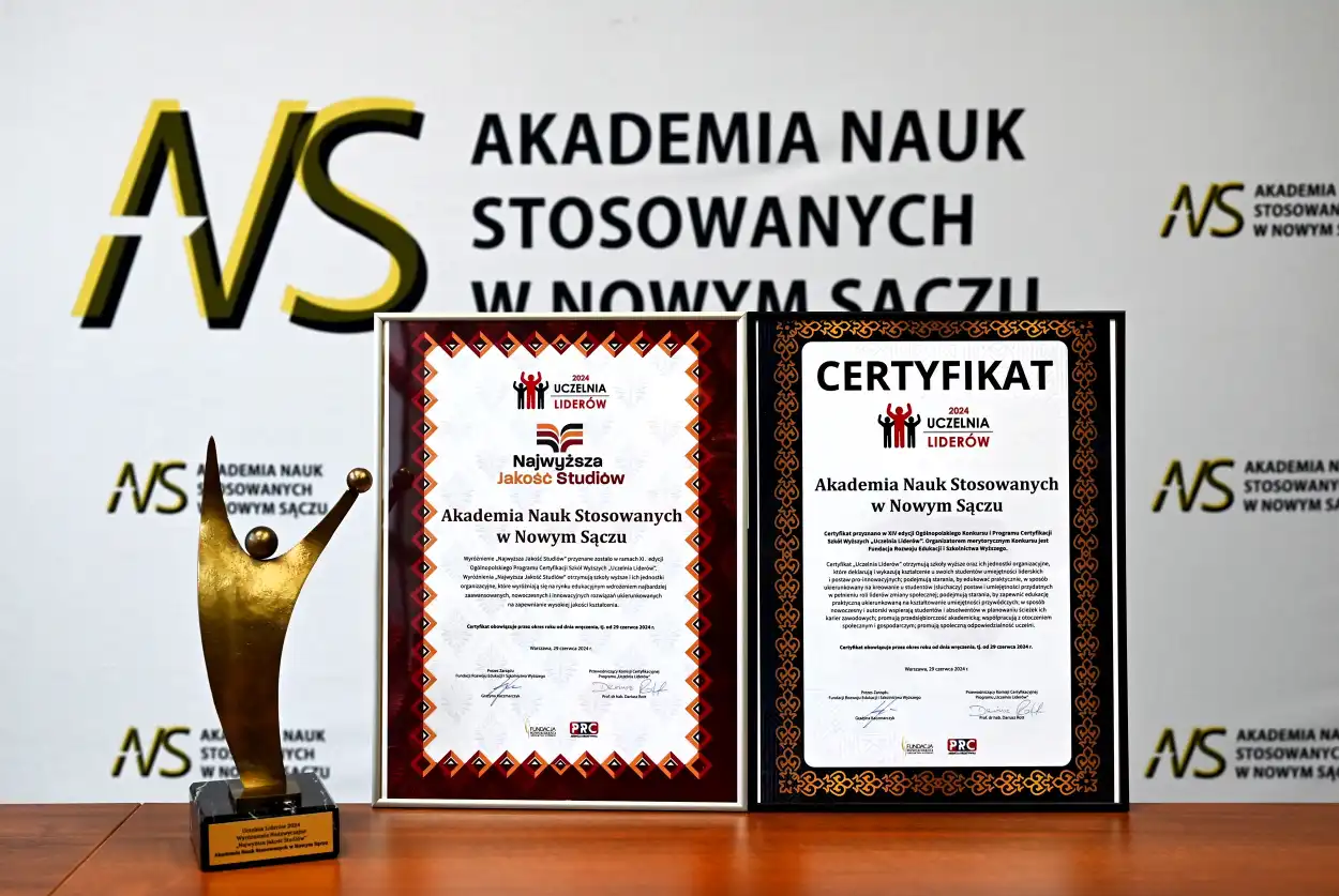 Akademia nauk Stosowanych z prestiżowym certyfikatem