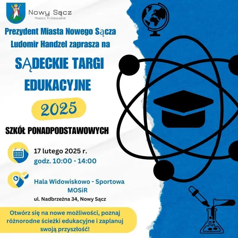 Przyjdź, zobacz, wybierz. Targi Edukacyjne dla ósmoklasistów w Nowym Sączu