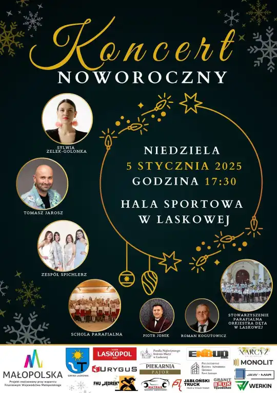 Koncert Noworoczny Parafialnej Orkiestry Dętej z Laskowej
