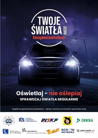 Ruszyła akcja „TWOJE ŚWIATŁA – NASZE BEZPIECZEŃSTWO”. Bezpłatnie sprawdź ustawienia świateł w swoim samochodzie