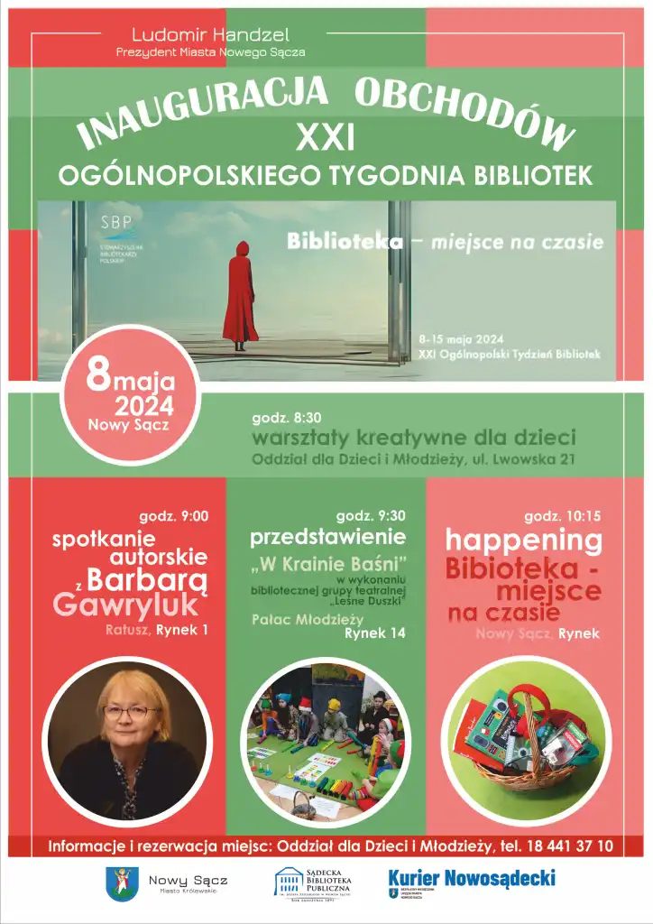 Inauguracja obchodów XXI Ogólnopolskiego Tygodnia Bibliotek w Nowym Sączu