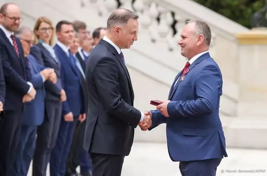 Wójt Gminy Limanowa odznaczony przez Prezydenta Andrzeja Dudę