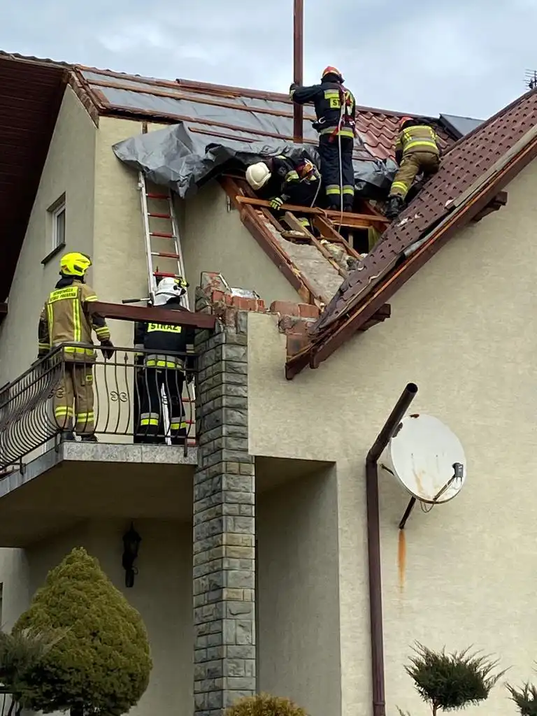 Wichura na Sądecczyźnie. Kilkadziesiąt interwencji strażaków