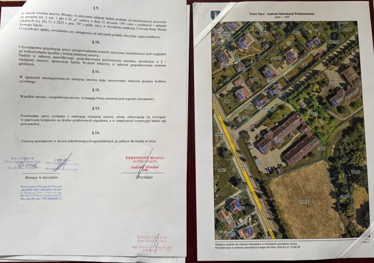 Jest zielone światło dla rozbudowy Sądeckiego Hospicjum. Podpisano ważną umowę