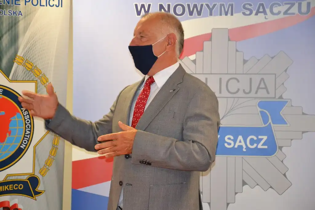 Starosta nowosądecki spotkał się z policjantami z Serbii i Czarnogóry