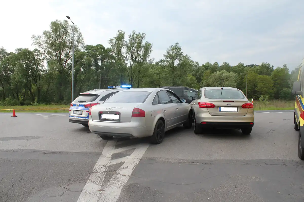 Pościg policji w Gorlicach. Pijany kierowca zatrzymany