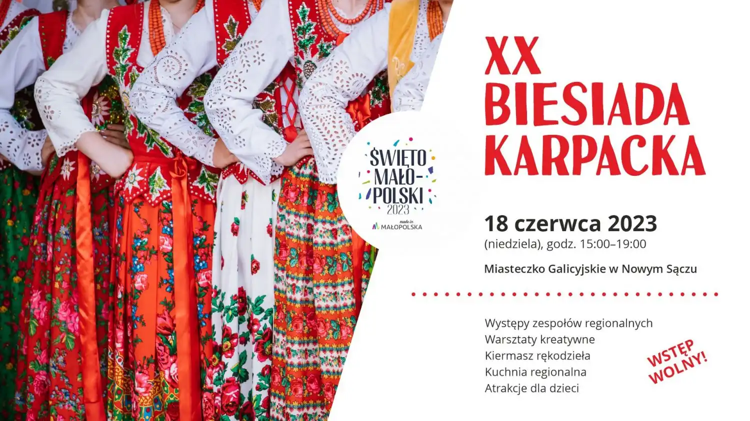 Małopolska: Wydarzenia kulturalne na długi weekend 15 - 18 czerwca