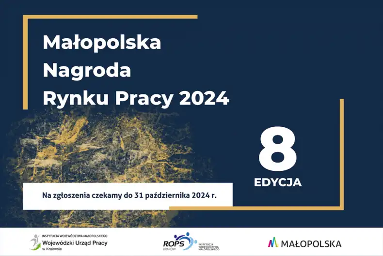 „Małopolska Nagroda Rynku Pracy 2024. Rozpoczął się nabór. Zgłoś swojego ulubionego pracodawcę