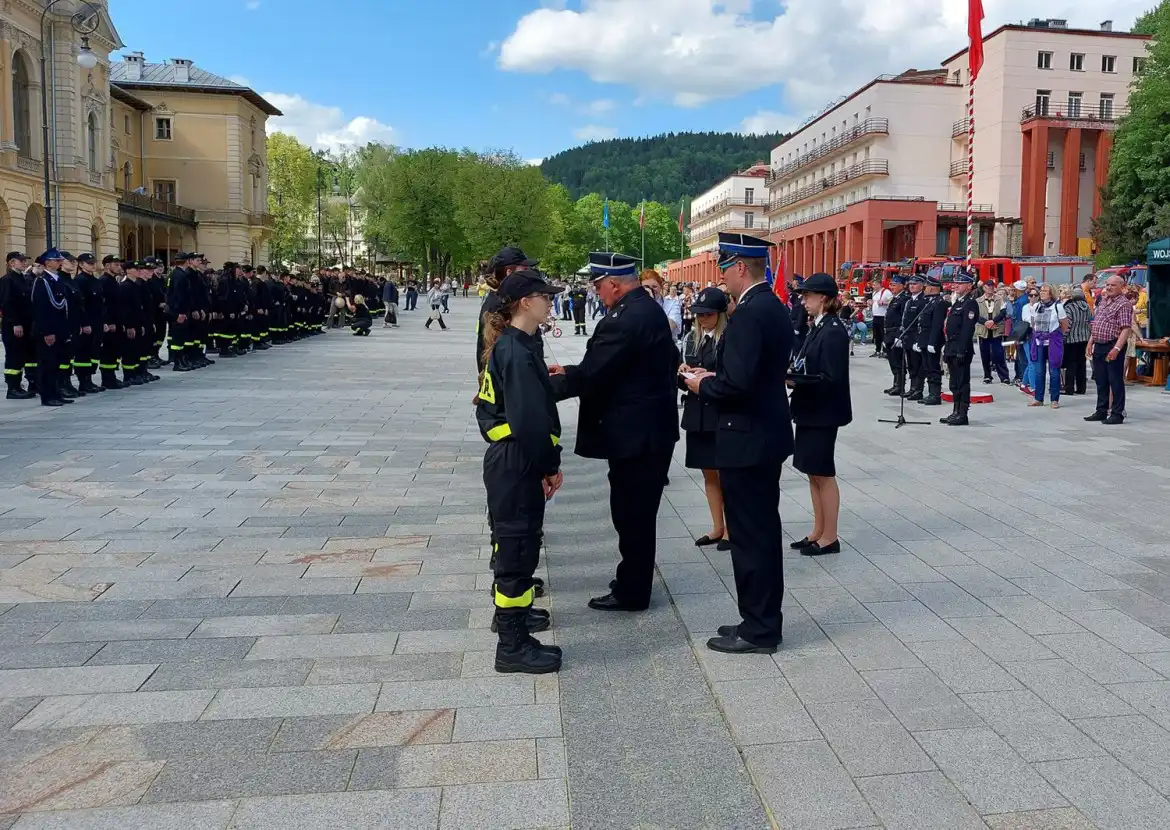 Strażacy z Krynicy odznaczeni