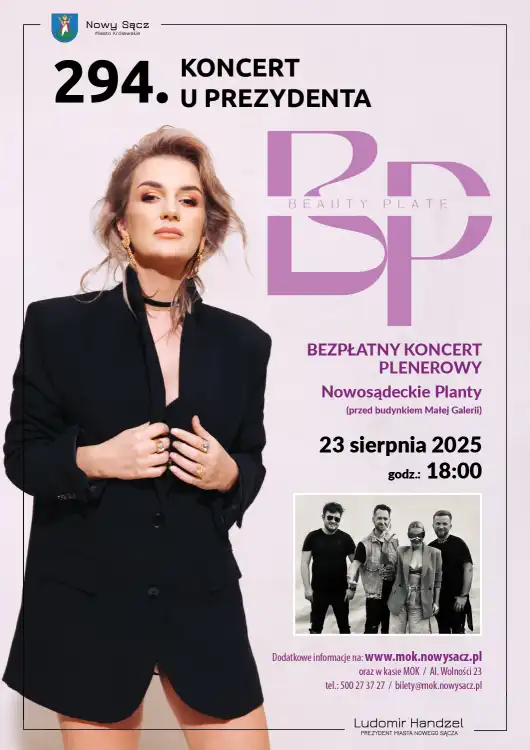 294. Koncert u Prezydenta. Muzyczne lato w Nowym Sączu