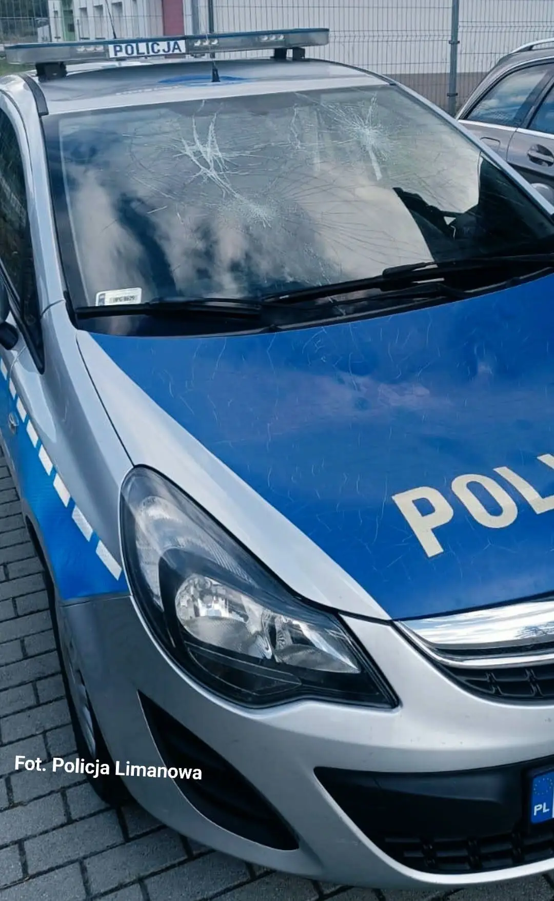 Zdemolował drzwi komisariatu i radiowozy. 20-latek miał 1,5 promila alkoholu
