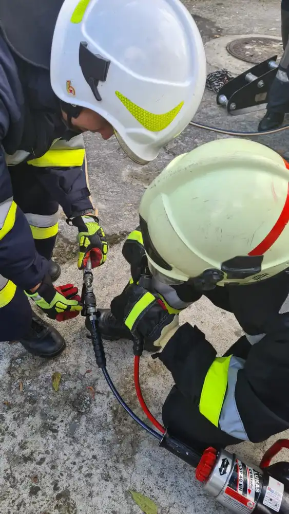 Przyszli strażacy uczestniczyli w zajęciach z ratownictwa technicznego