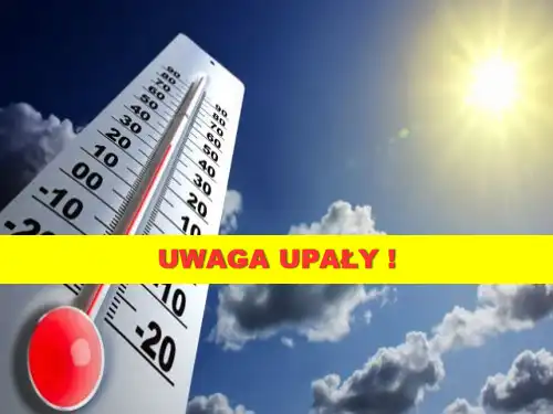 Uwaga! II stopień zagrożenia: będzie upalnie