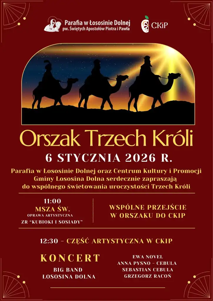 Orszak Trzech Króli w Łososinie Dolnej