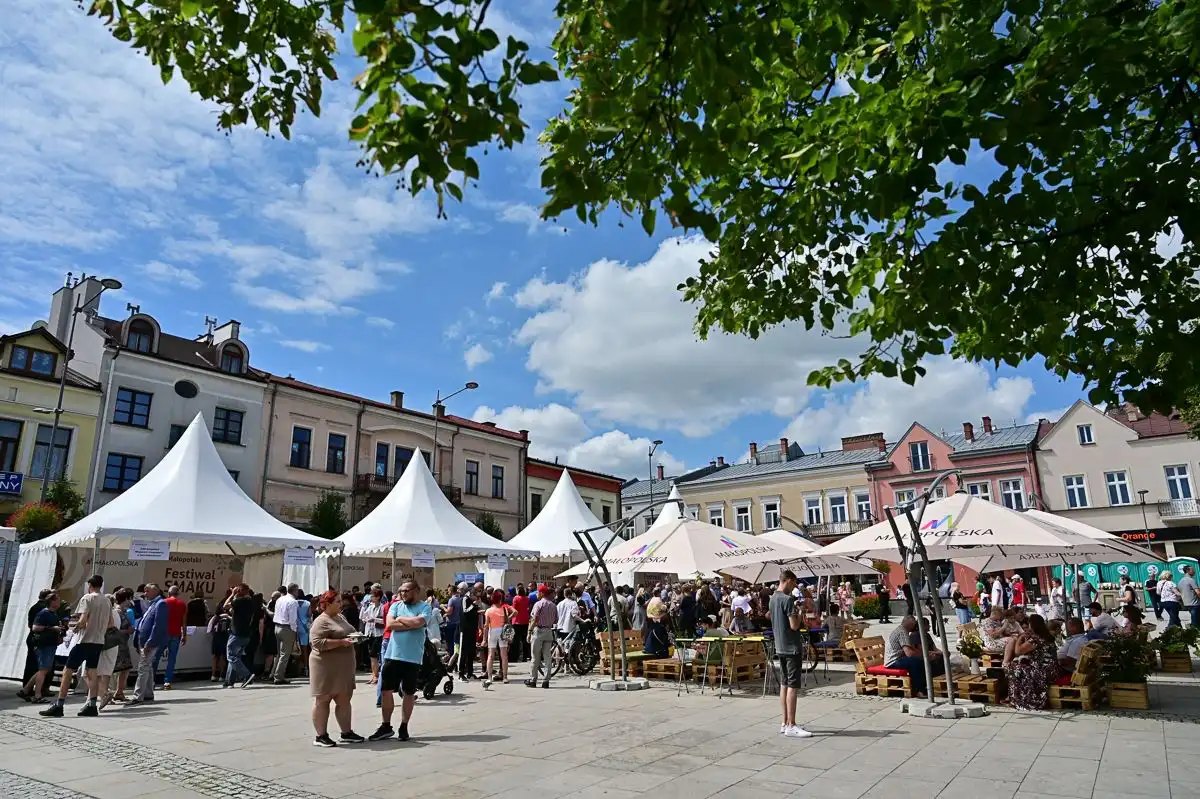 Tłumy podczas Małopolskiego Festiwalu Smaku w Gorlicach