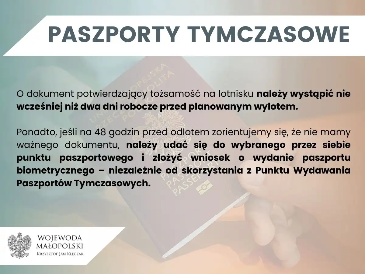 Punkt Wydawania Paszportów Tymczasowych w Krakowie już działa