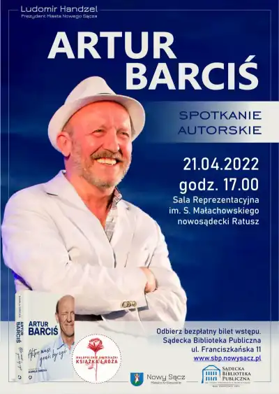 Spotkanie autorskie z Arturem Barcisiem w nowosądeckim ratuszu