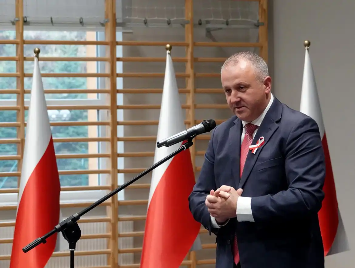 LO w Grybowie: minister podziękował młodzieży i nauczycielom