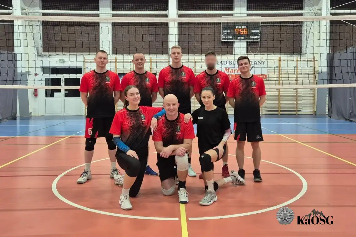 Karpacki Oddział Straży Granicznej wicemistrzem siatkarskiego turnieju w Kamienicy