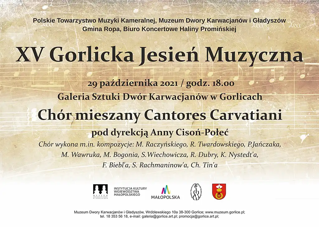 Małopolska: Wydarzenia kulturalne na weekend 28-31 października