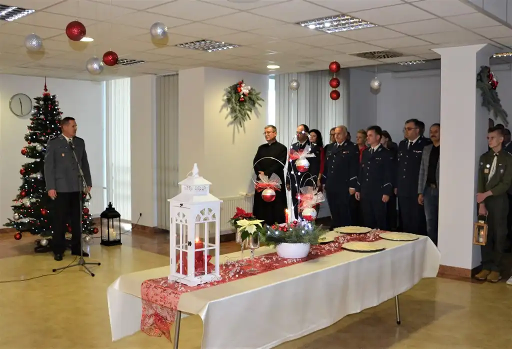 Spotkanie opłatkowe w sądeckiej komendzie