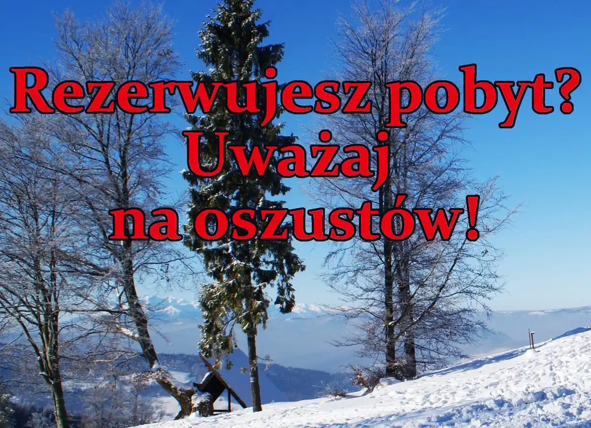 Mieszkanka Sądecczyzny straciła 800 zł, rezerwując zimowy pobyt online. Policja ostrzega