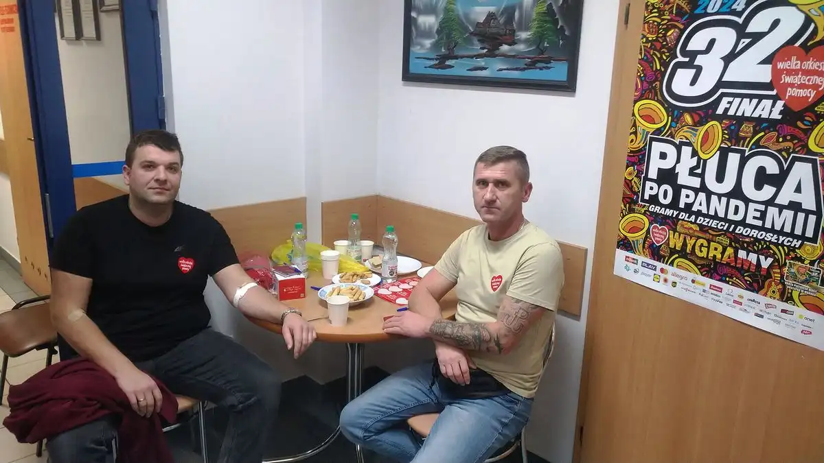 Podczas 32 Finału Wielkiej Orkiestry Świątecznej Pomocy w Krynicy Zdroju oddano ponad 15 litrów krwi