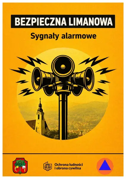 „Bezpieczna Limanowa”: mieszkańcy otrzymają ulotki o sygnałach alarmowych