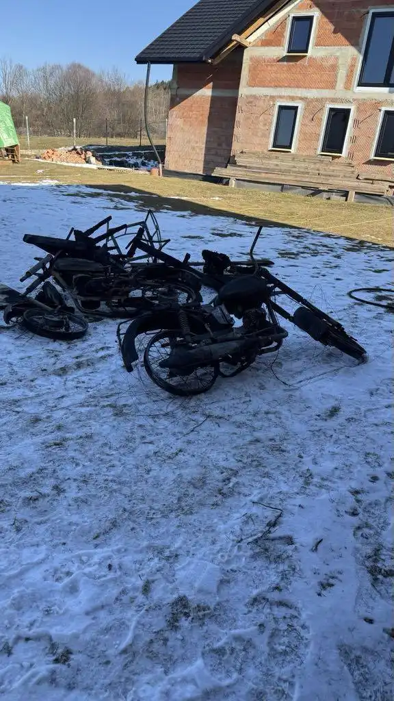 Pożar budynku gospodarczego w Kasinie Wielkiej