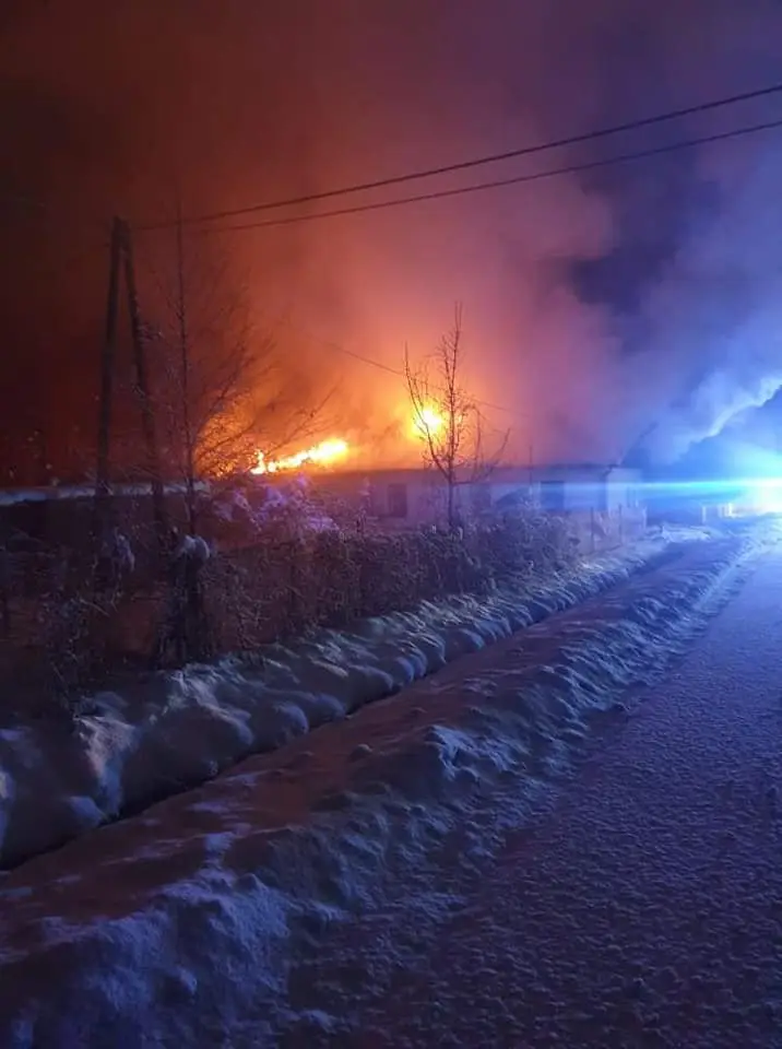 Kolejny tragiczny pożar w powiecie gorlickim. Nie żyją dwie osoby