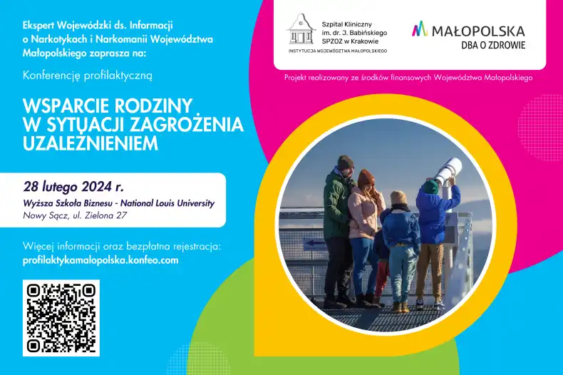 28 lutego w Nowym Sączu konferencja "Wsparcie rodziny w sytuacji zagrożenia uzależnieniem"