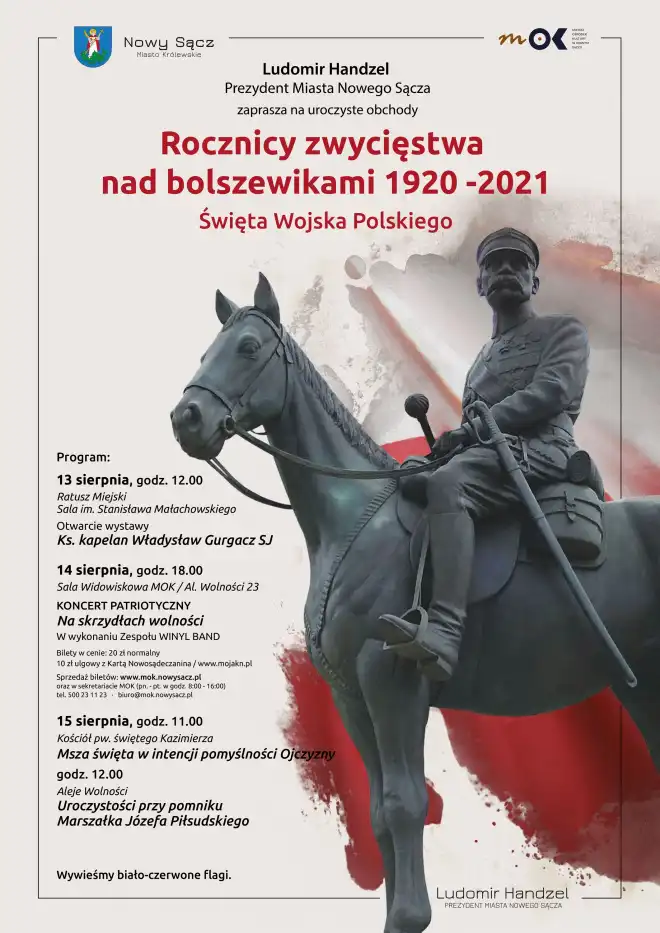 Obchody Święta Wojska Polskiego w Nowym Sączu
