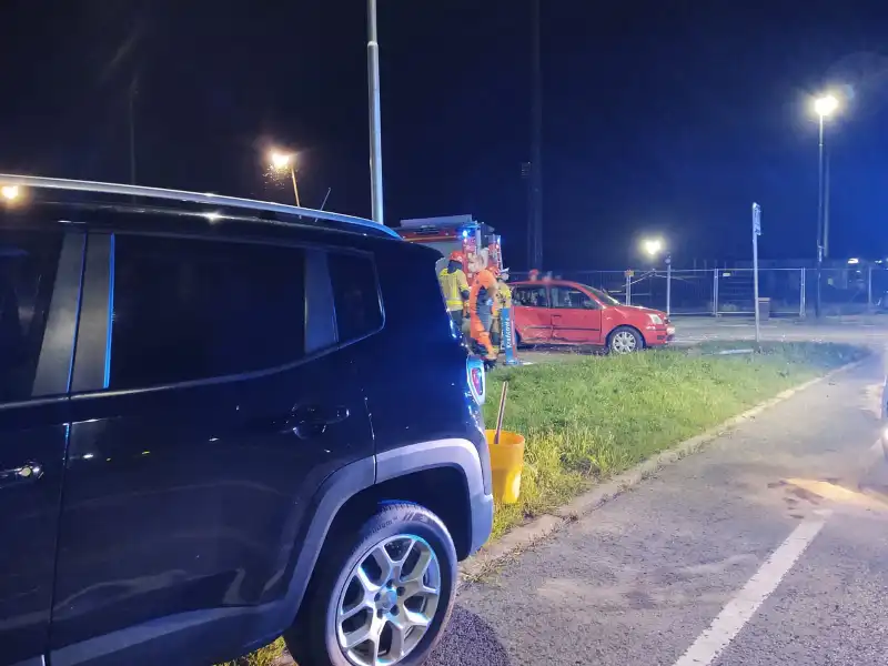 Kolizja na ul. Krańcowej w Nowym Sączu