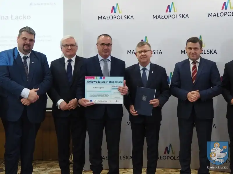Gmina Łącko pozyskała pierwsze dofinansowanie w 2023 r. Na co przeznaczy te pieniądze?