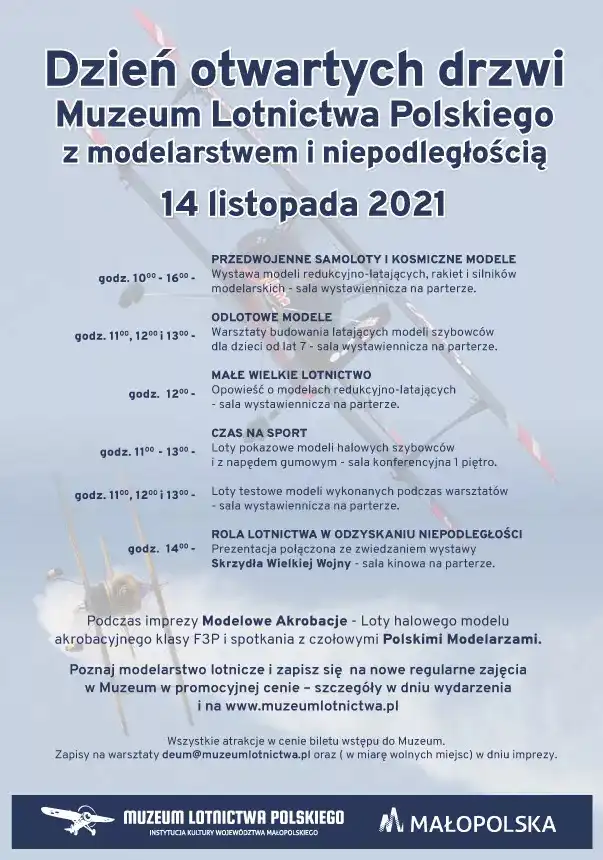 Małopolska: Wydarzenia kulturalne z okazji Święta Niepodległości i na najbliższy weekend