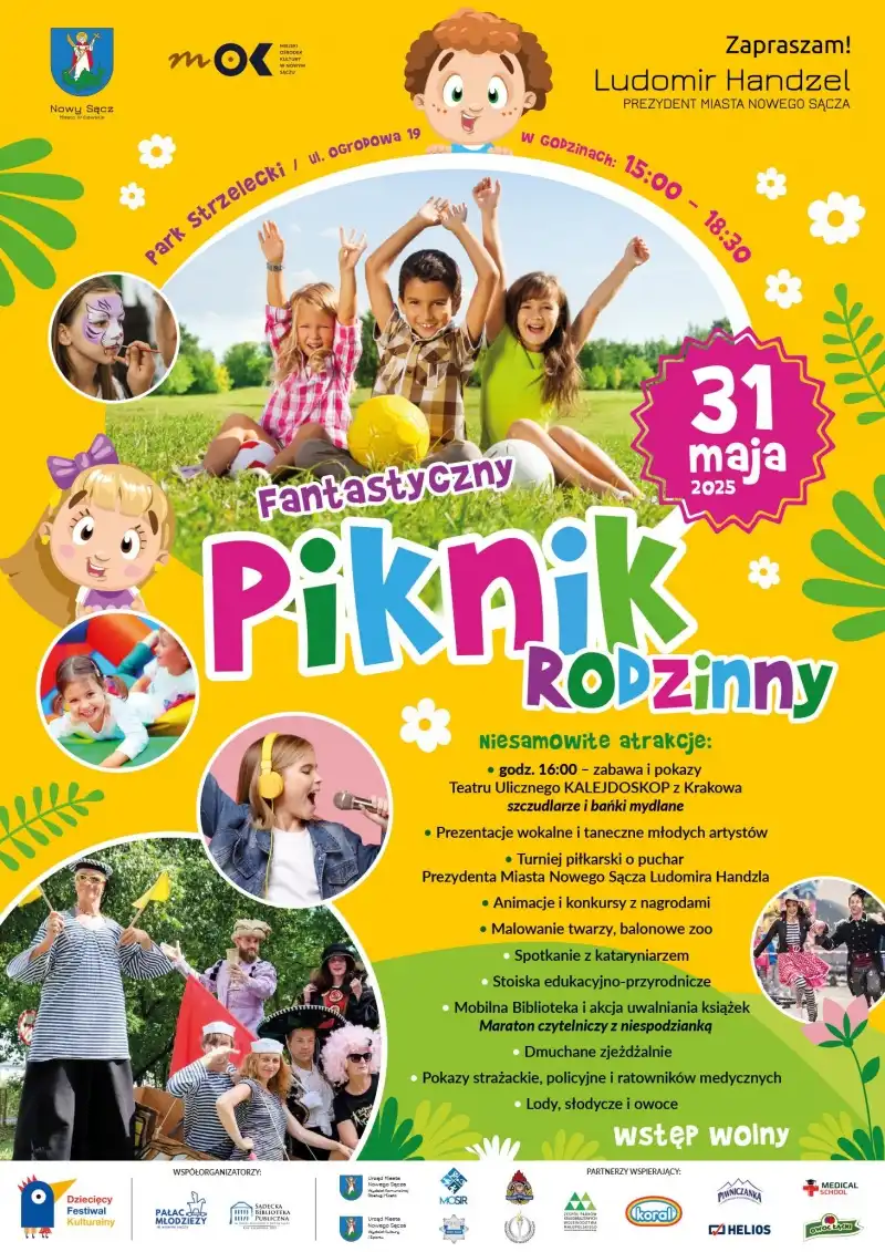 Fantastyczny Piknik Rodzinny w Parku Strzeleckim. Moc atrakcji dla małych i dużych