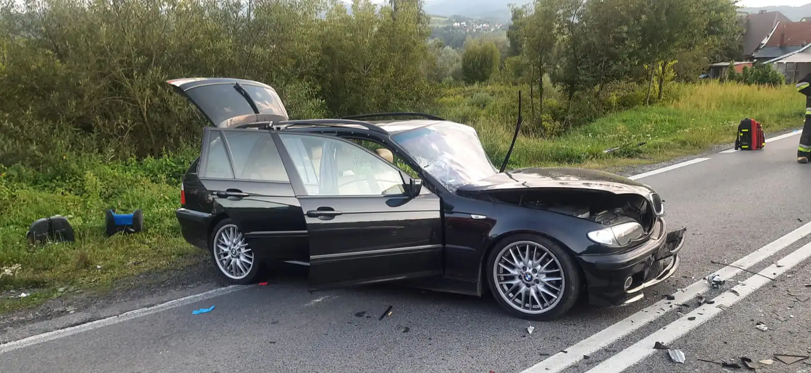 Dramatyczny wypadek w Kadczy. Aż 7 osób poszkodowanych