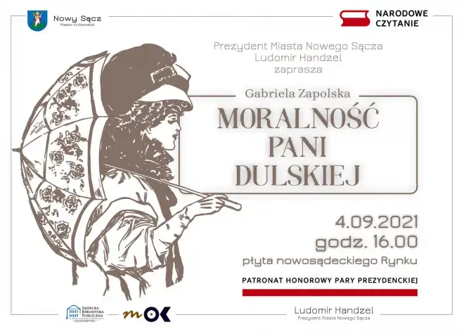 4 września na płycie nowosądeckiego Rynku Narodowe Czytanie 2021