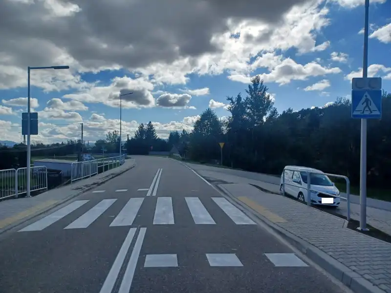 Nowe, bezpieczne przejście dla pieszych w Gostwicy