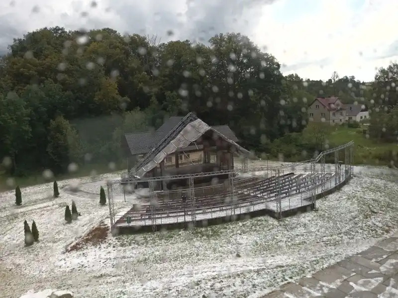Potężne gradobicie nad Gminą Korzenna