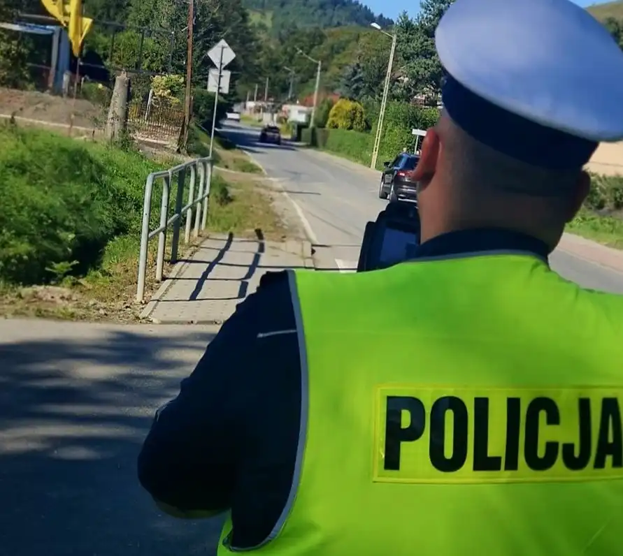 Ostatni weekend wakacji. Bezpieczeństwo na drogach w Limanowej