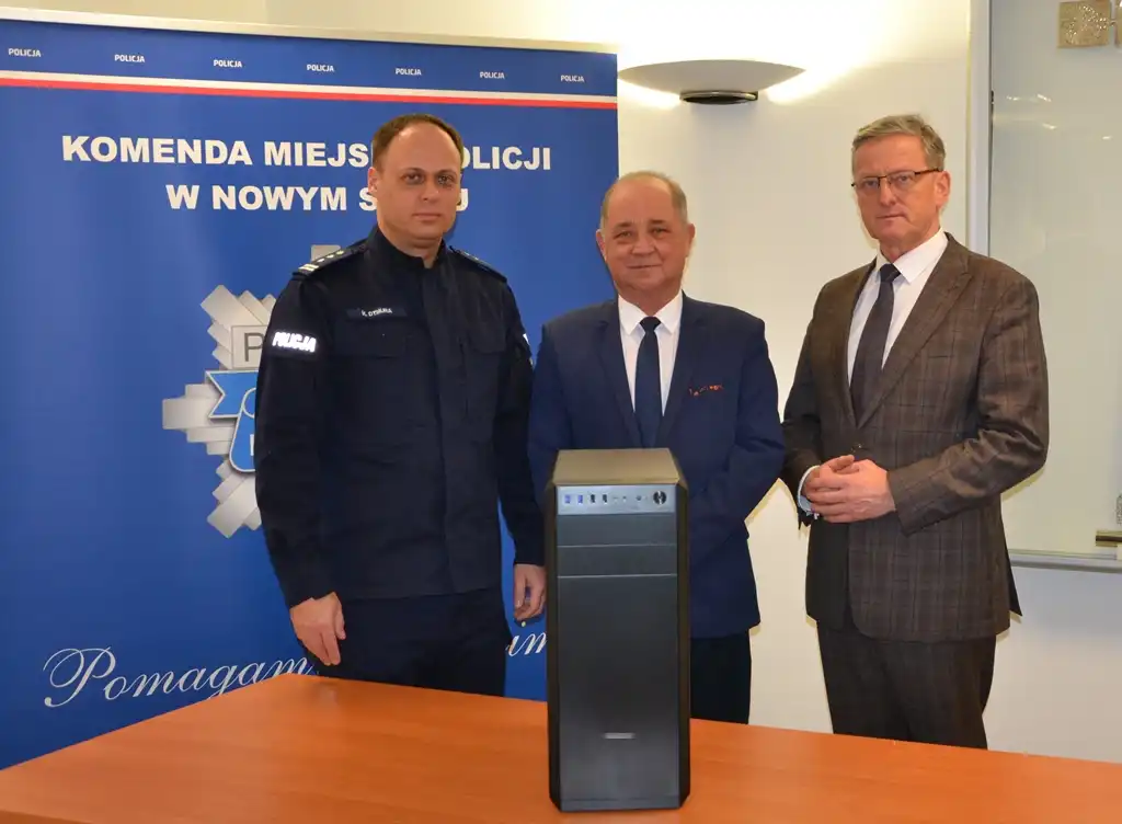 Sądecka Policja otrzymała nowoczesny komputer. Zakup zrealizował MORD