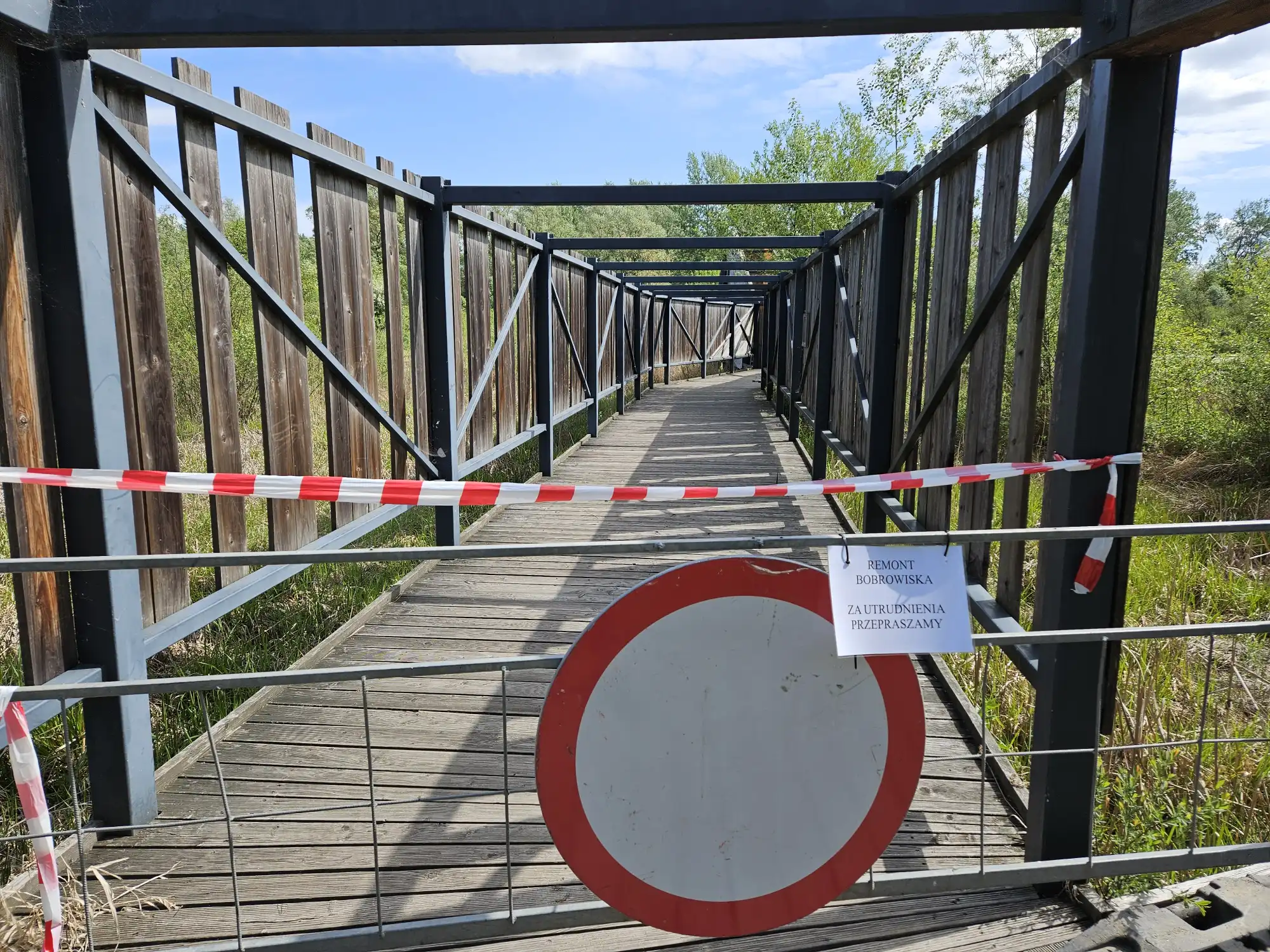 Czatownia na Bobrowsku czasowo zamknięta. Trwa remont konstrukcji