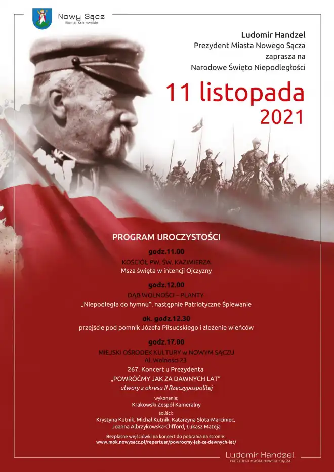 Obchody Narodowego Święta Niepodległości w Nowym Sączu