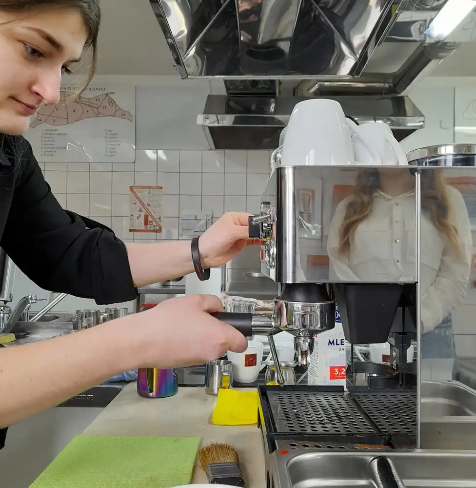 W ZS w Starym Sączu zakończył się kurs baristy