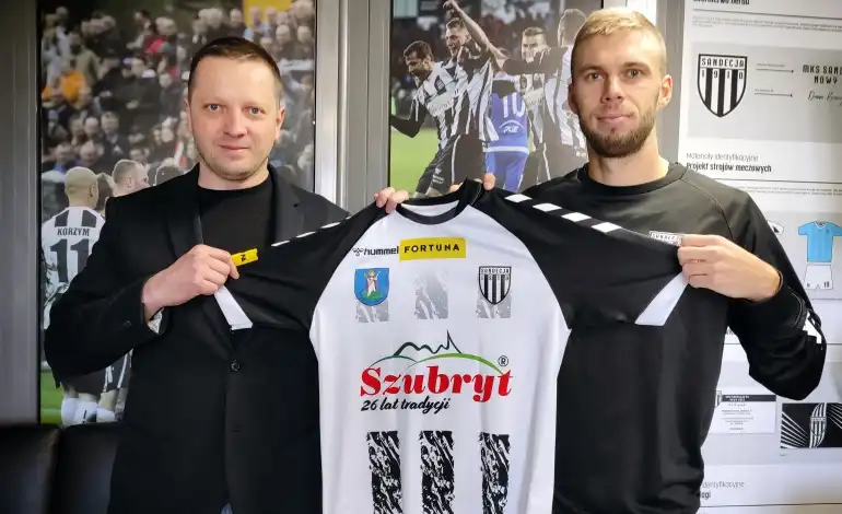 Robert Kirss zawodnikiem Sandecji