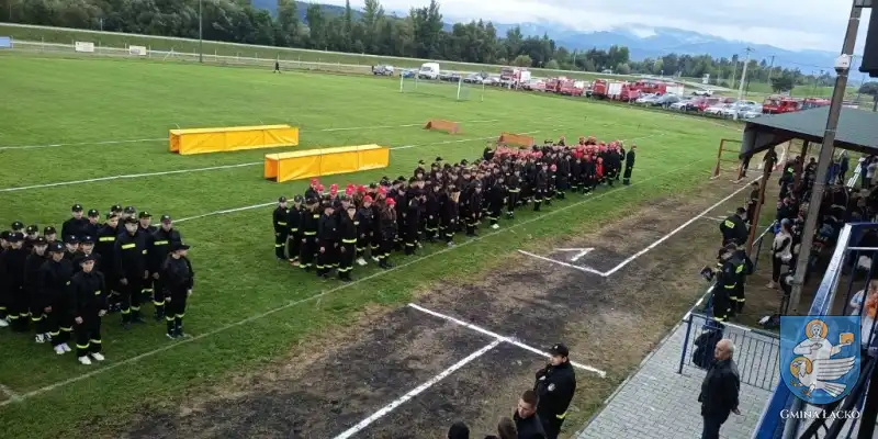 Gminne Zawody Sportowo-Pożarnicze Młodzieżowych Drużyn Pożarniczych w Podegrodziu