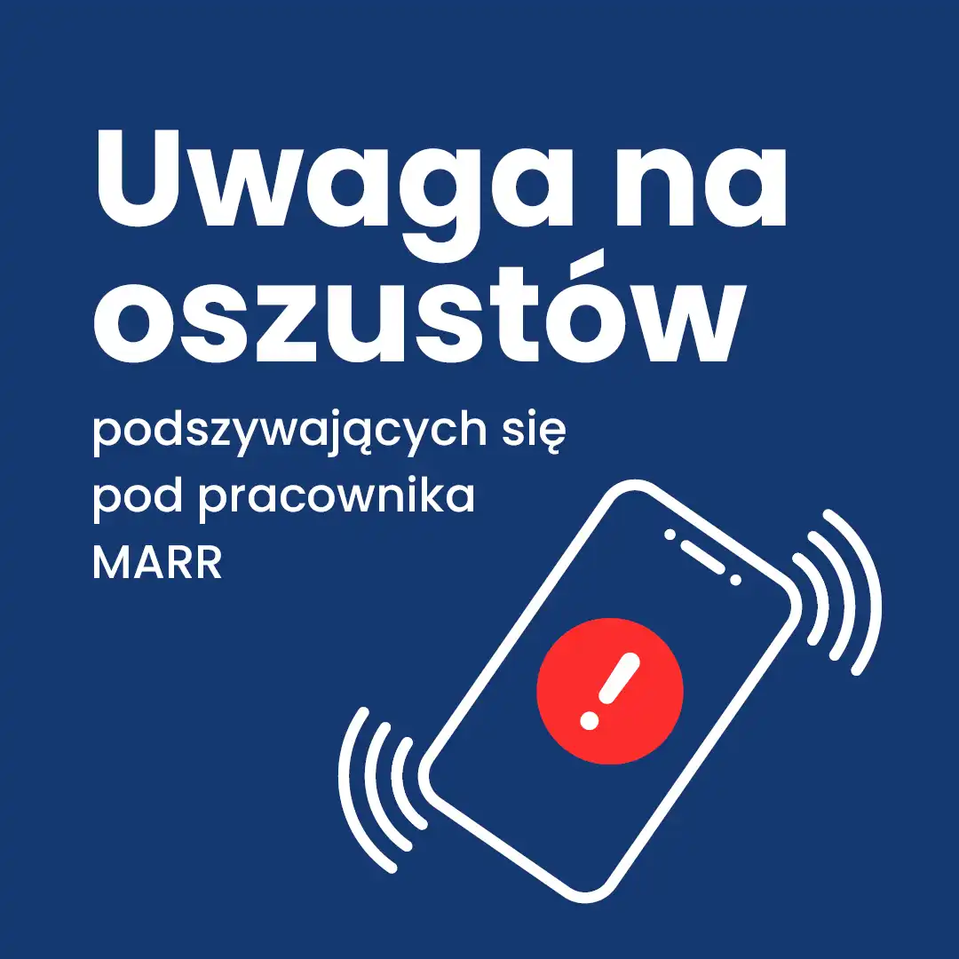 Ostrzeżenie przed próbami oszustwa – fałszywi przedstawiciele MARR