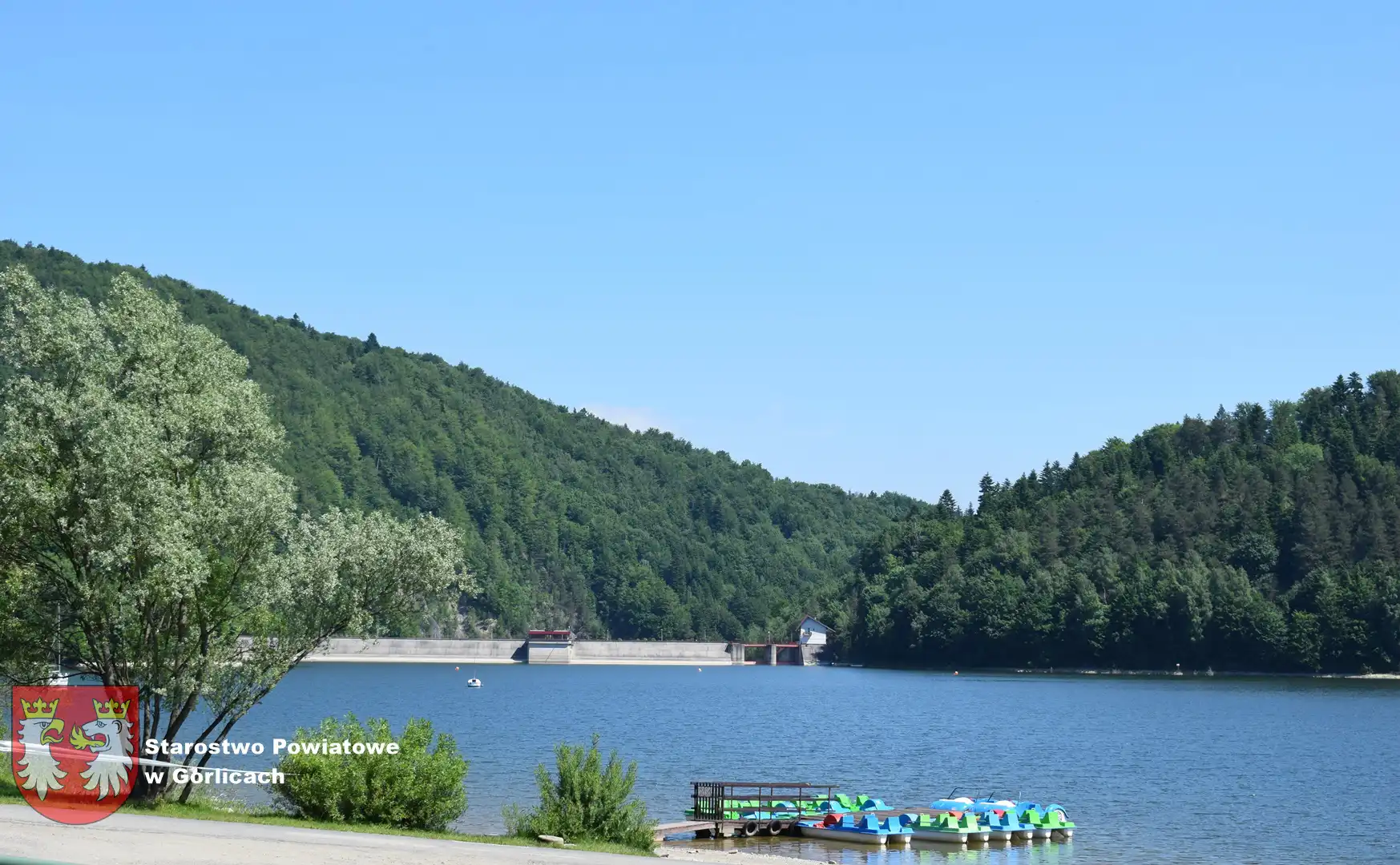 Ścieżki pieszo-rowerowe nad Klimkówką uroczyście otwarte